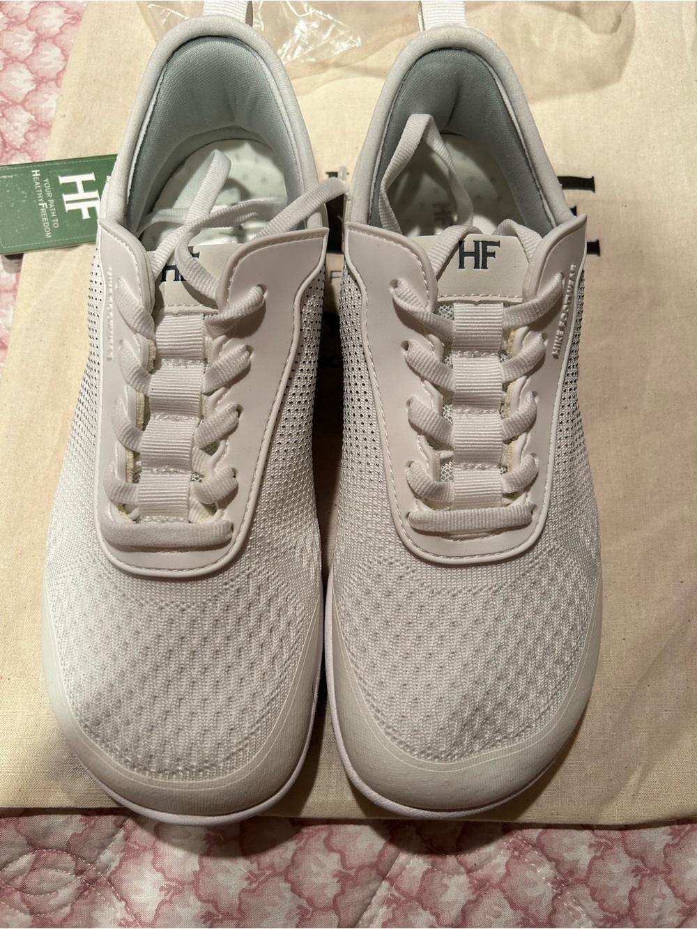 Hike Footwear All-White Lightweight Women's Casual Sneakers